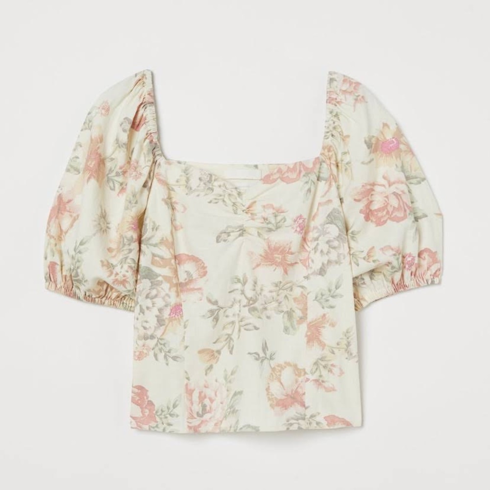 H&M Linen Blend Blouse